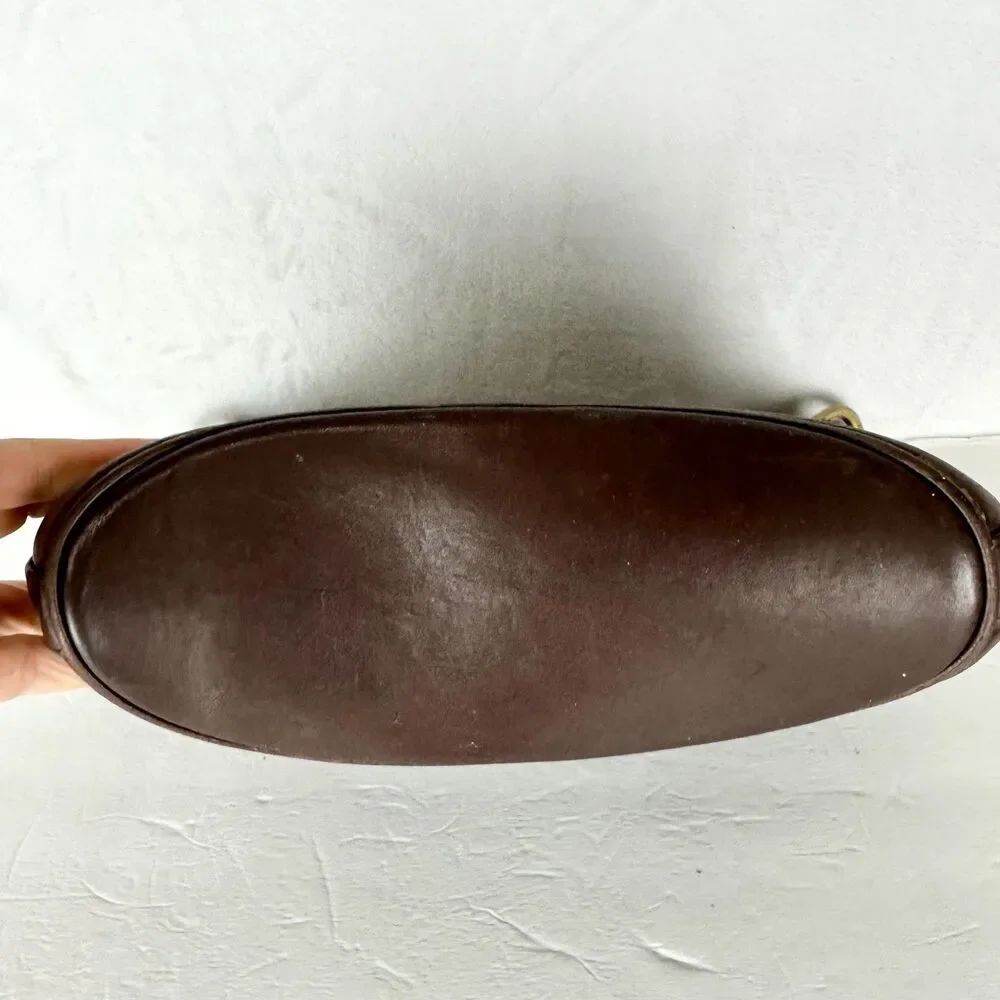 Vintage Coach 4150 Fletcher Saddle Crossbody Bag Brown